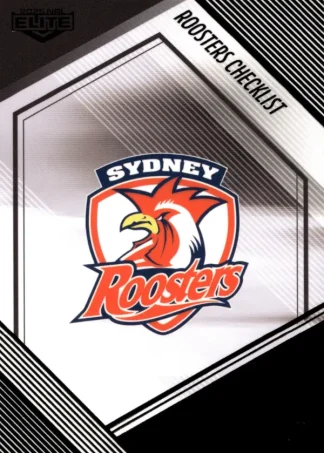 2025 NRL Elite Black Diamond Mojo - MB127 Checklist Sydney Roosters