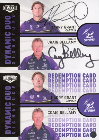 2025 NRL Elite Dynamic Duo Signature