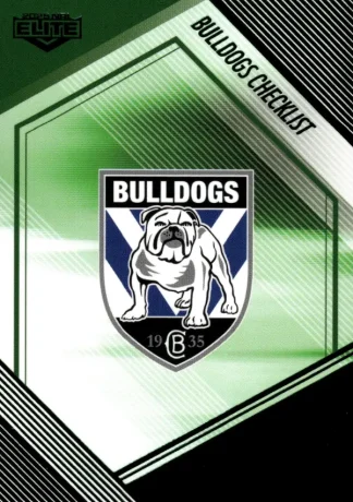 2025 NRL Elite Emerald Mojo - ME019 Checklist Canterbury Bulldogs