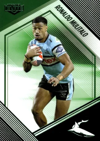2025 NRL Elite Emerald Mojo - ME034 Ronaldo Mulitalo Cronulla Sharks