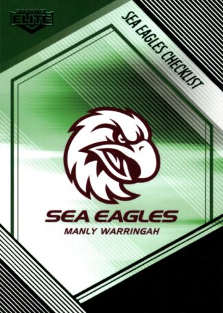 2025 NRL Elite Emerald Mojo - ME055 Checklist Manly Sea Eagles