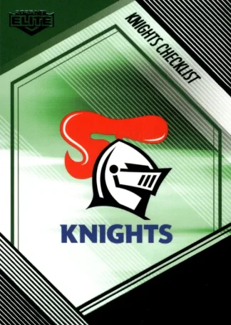 2025 NRL Elite Emerald Mojo - ME073 Checklist Newcastle Knights