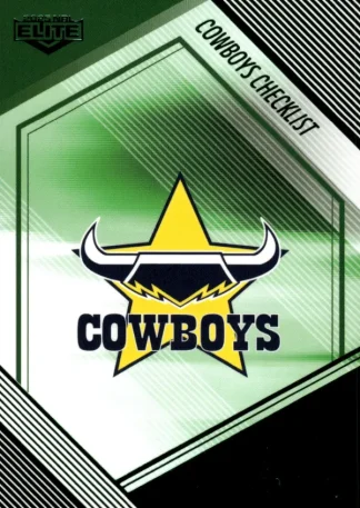 2025 NRL Elite Emerald Mojo - ME082 Checklist North Queensland Cowboys