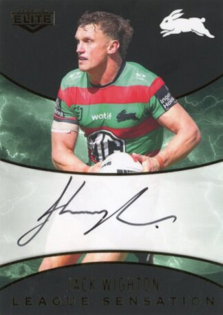 2025 NRL Elite Black League Sensations Signature - LSB13 Jack Wighton South Sydney Rabbitohs