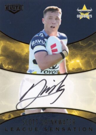 2025 NRL Elite Team League Sensations Signature - LST10 Scott Drinkwater North QLD Cowboys