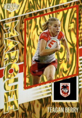 2025 NRL Elite Marquee Gold - MG36 Teagan Berry St George Dragons