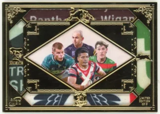 2025 NRL Elite Master Set #4 - Futera 1 Of 1 Replica MS02 Brailey, Edwards, Graham, Whyte,
