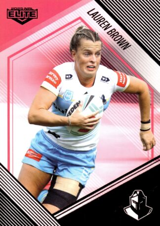 2025 NRL Elite NRLW Pink Diamond Mojo - PD20 Lauren Brown Gold Coast Titans