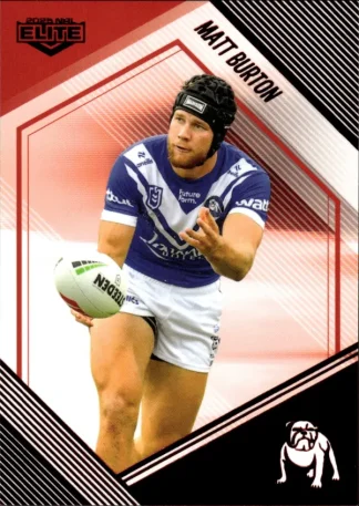 2025 NRL Elite Ruby Mojo - MR020 Matt Burton Canterbury Bulldogs