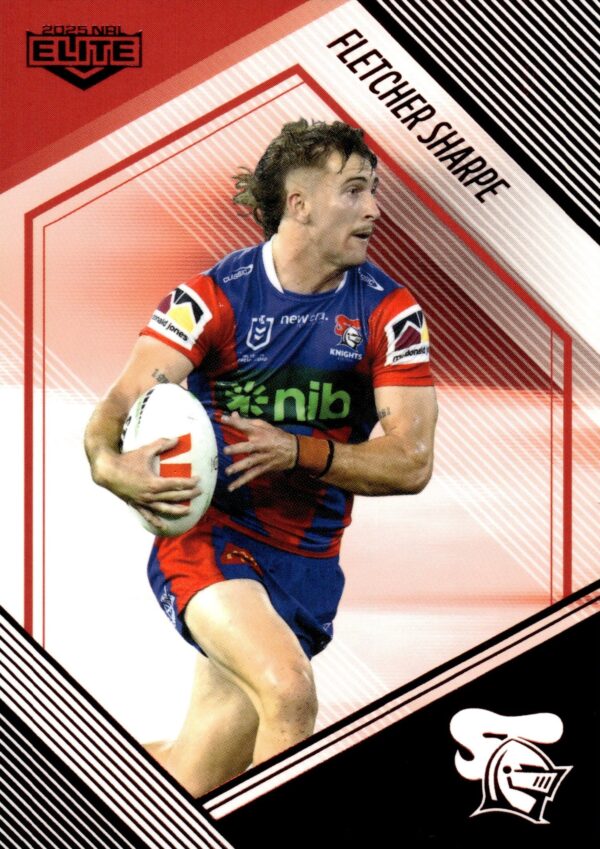 2025 NRL Elite Ruby Mojo - MR080 Fletcher Sharpe Newcastle Knights