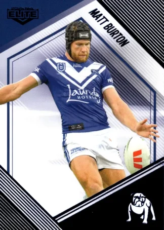 2025 NRL Elite Sapphire Mojo - MS020 Matt Burton Canterbury Bulldogs