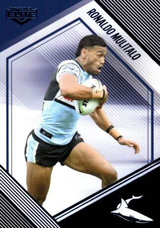 2025 NRL Elite Sapphire Mojo - MS034 Ronaldo Mulitalo Cronulla Sharks