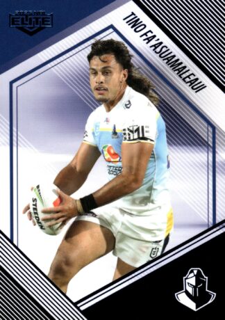 2025 NRL Elite Sapphire Mojo - MS050 Tino Fa'asuamaleaui Gold Coast Titans