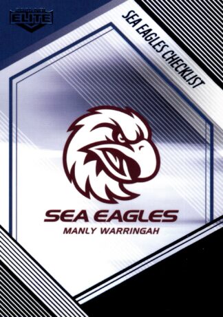 2025 NRL Elite Sapphire Mojo - MS055 Checklist Manly Sea Eagles
