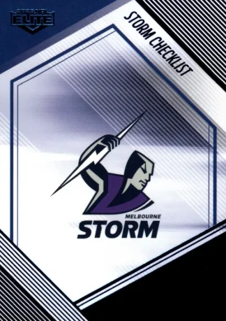 2025 NRL Elite Sapphire Mojo - MS064 Checklist Melbourne Storm