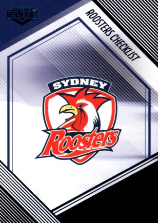 2025 NRL Elite Sapphire Mojo - MS127 Checklist Sydney Roosters