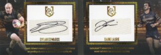 2025 NRL Elite Las Vegas Signature Booklet - VRS3 Dylan Edwards & Daine Laurie Penrith Panthers