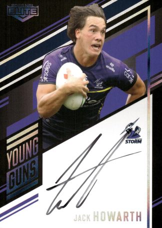 2025 NRL Elite Young Guns Signature - YGS08 Jack Howarth Melbourne Storm