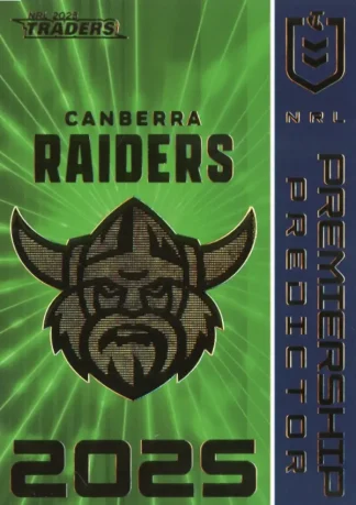 2025 NRL Traders NRL Premiership Predictor - PP02 Canberra Raiders