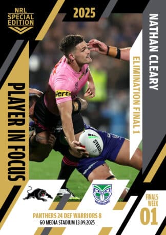 2025 NRL Player In Focus Finals Week 1 Elimination Final 1 - IFEF1 Nathan Cleary Penrith Panthers