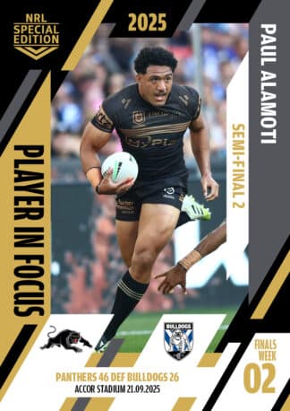 2025 NRL Player In Focus Finals Week 2 Semi Final 2 - IFSF2 Paul Alamoti Penrith Panthers