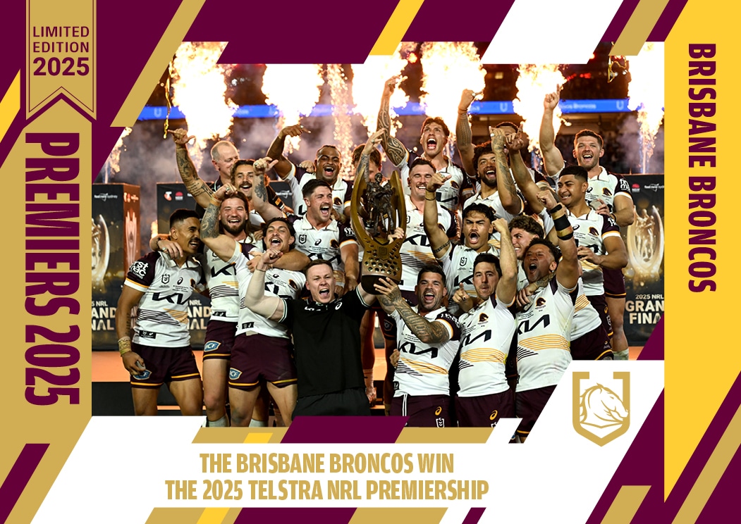 2025 NRL Player In Focus Premiers - Brisbane Broncos 2 2025 NRL Player In Focus Premiers - Brisbane Broncos - Image 2