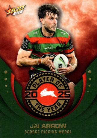 2025 NRL Select Club Player Of The Year - POTY13 Jai Arrow South Sydney Rabbitohs