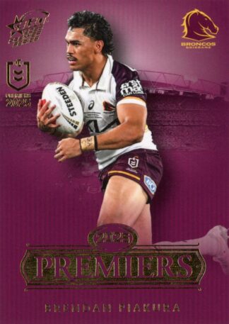 2025 NRL Premiers Brisbane Broncos - PCG12 Brendan Piakura