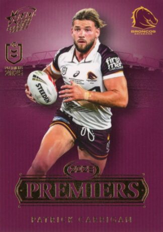 2025 NRL Premiers Brisbane Broncos - PCG14 Patrick Carrigan