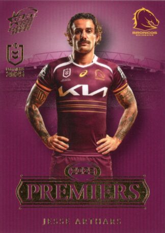 2025 NRL Premiers Brisbane Broncos - PCG19 Jesse Arthars