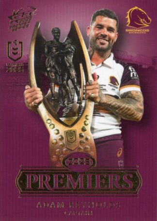 2025 NRL Premiers Brisbane Broncos - PCG25 Adam Reynolds Captain