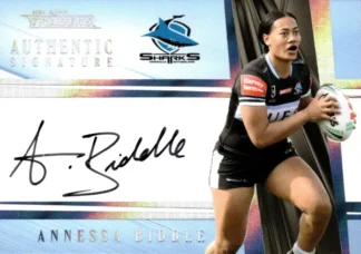 2025 NRL Traders NRLW Team Authentics Signature - AT20 Annessa Biddle Cronulla Sharks