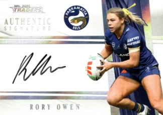 2025 NRL Traders NRLW White Authentics Signature - AW24 Rory Owen Parramatta Eels