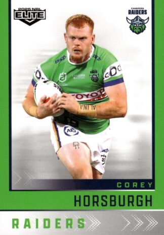 2025 NRL Elite Common Card - Base 012 Corey Horsburgh Canberra Raiders