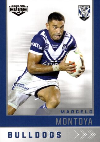 2025 NRL Elite Common Card - Base 024 Marcelo Montoya Canterbury Bulldogs