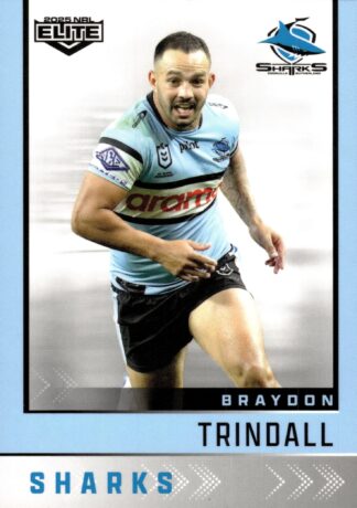 2025 NRL Elite Common Card - Base 036 Braydon Trindall Cronulla Sharks