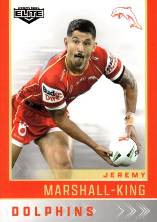 2025 NRL Elite Common Card - Base 042 Jeremy Marshall-King Dolphins