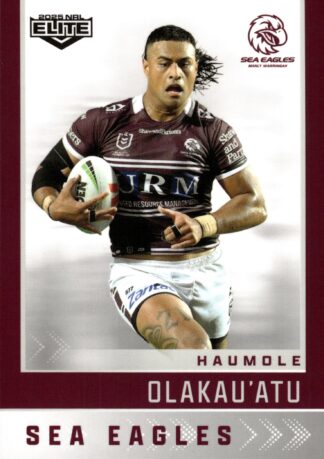 2025 NRL Elite Common Card - Base 060 Haumole Olakau'atu Manly Sea Eagles