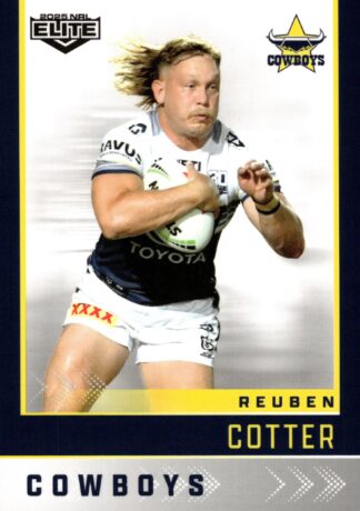 2025 NRL Elite Common Card - Base 083 Reuben Cotter North Queensland Cowboys