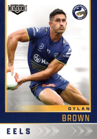 2025 NRL Elite Common Card - Base 093 Dylan Brown Parramatta Eels