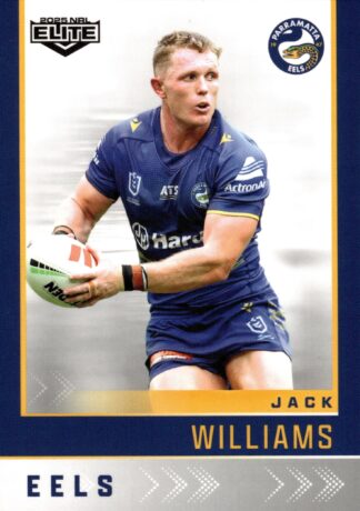 2025 NRL Elite Common Card - Base 099 Jack Williams Parramatta Eels
