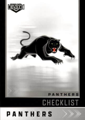 2025 NRL Elite Common Card - Base 100 Checklist Penrith Panthers