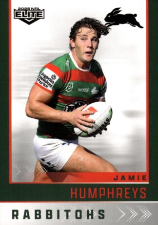 2025 NRL Elite Common Card - Base 113 Jamie Humphreys South Sydney Rabbitohs