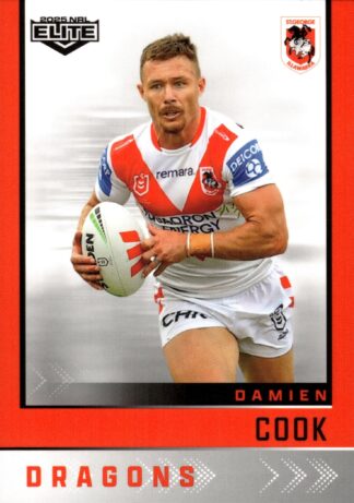 2025 NRL Elite Common Card - Base 119 Damien Cook St George Illawarra Dragons