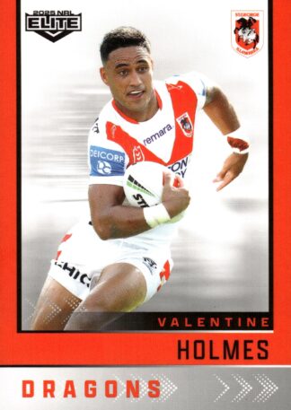 2025 NRL Elite Common Card - Base 121 Valentine Holmes St George Illawarra Dragons