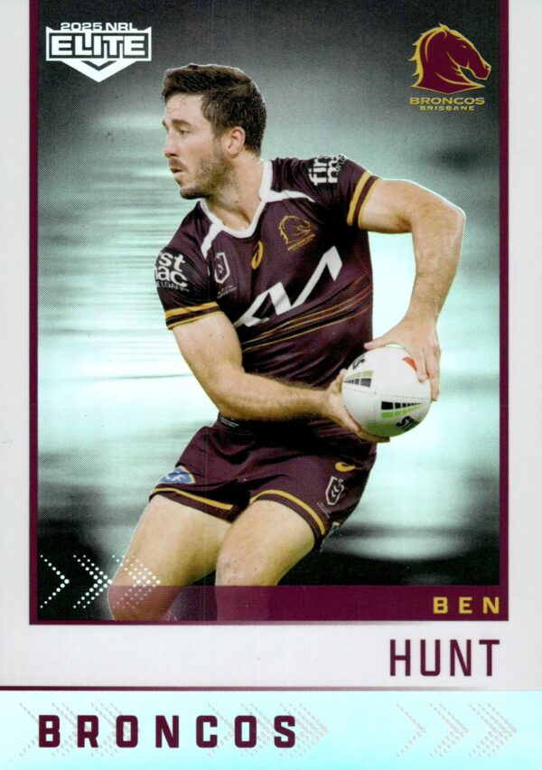 2025 NRL Elite Silver Specials - S006 Ben Hunt Brisbane Broncos