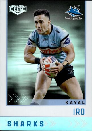 2025 NRL Elite Silver Specials - S032 Kayal Iro Cronulla Sharks