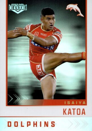 2025 NRL Elite Silver Specials - S041 Isaiya Katoa Dolphins