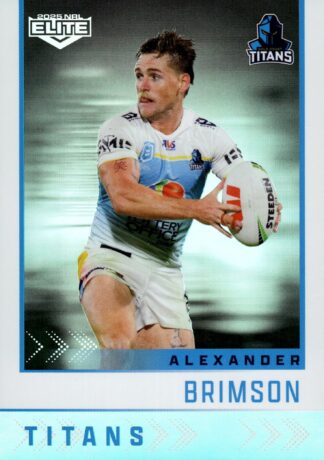 2025 NRL Elite Silver Specials - S047 Alexander Brimson Gold Coast Titans