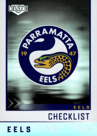 2025 NRL Elite Silver Specials - S091 Checklist Parramatta Eels